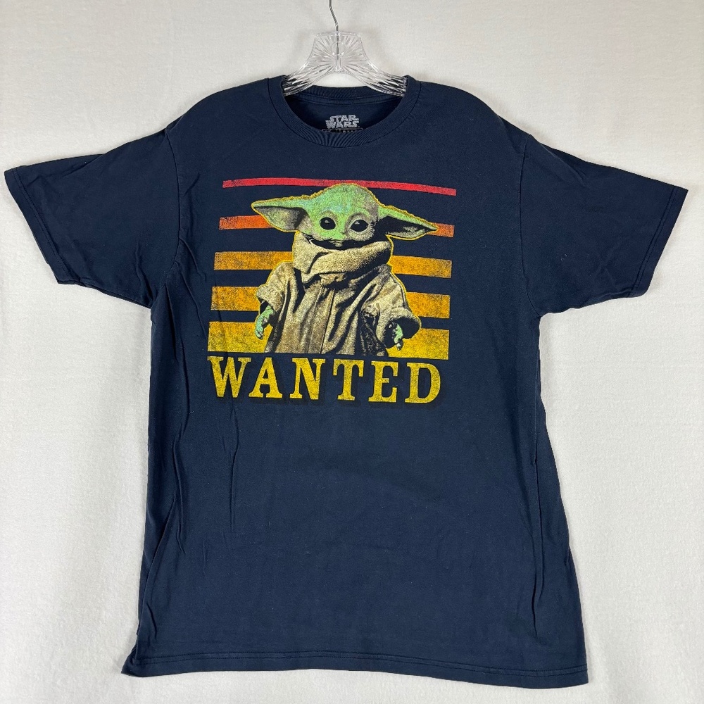 Star Wars, MAD Engine, The Mandalorian, Baby Yoda, Wanted, T-Shirt Size L